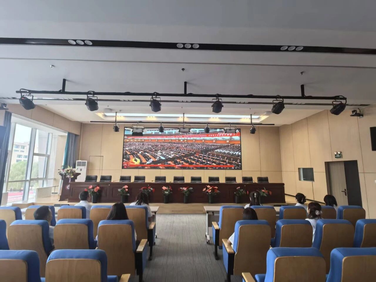 匠心向党 技能报国 | 甘肃北方技工学校党支部集中观看庆祝中国共产党成立105周年大会